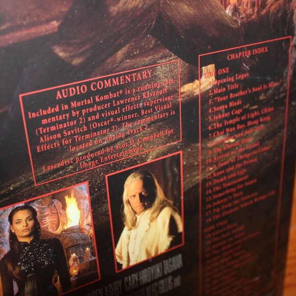 3/$77❤️flawless disc MORTAL KOMBAT Special Widescreen Laserdisc Talisa Soto - Picture 5 of 6